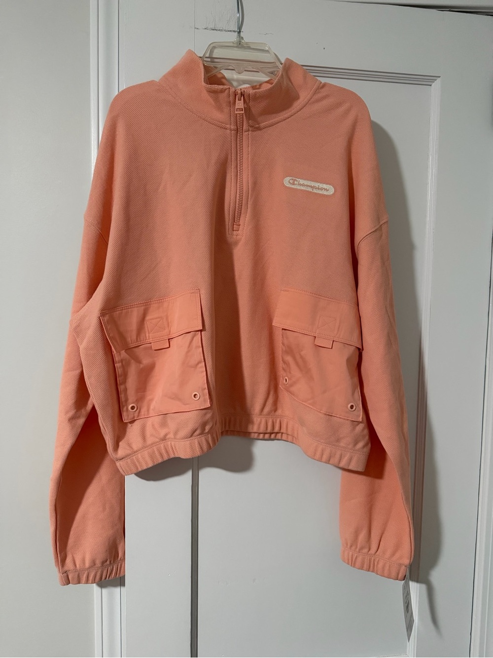 Champion Women's Peach Utility Half-Zip Pullover